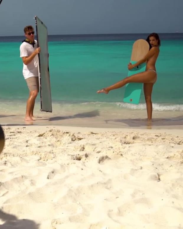 Barbara Palvin's Sexy poses in Curacao